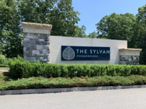 The Sylvan Foxborough Front Sign